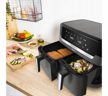 FRYTKOWNICA BEZTŁUSZCZOWA TEFAL EY942HE0 DUAL EASY FRY XXL AIR FRYER 2700W