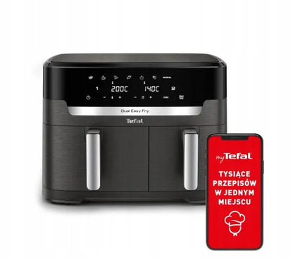 FRYTKOWNICA BEZTŁUSZCZOWA TEFAL EY942HE0 DUAL EASY FRY XXL AIR FRYER 2700W
