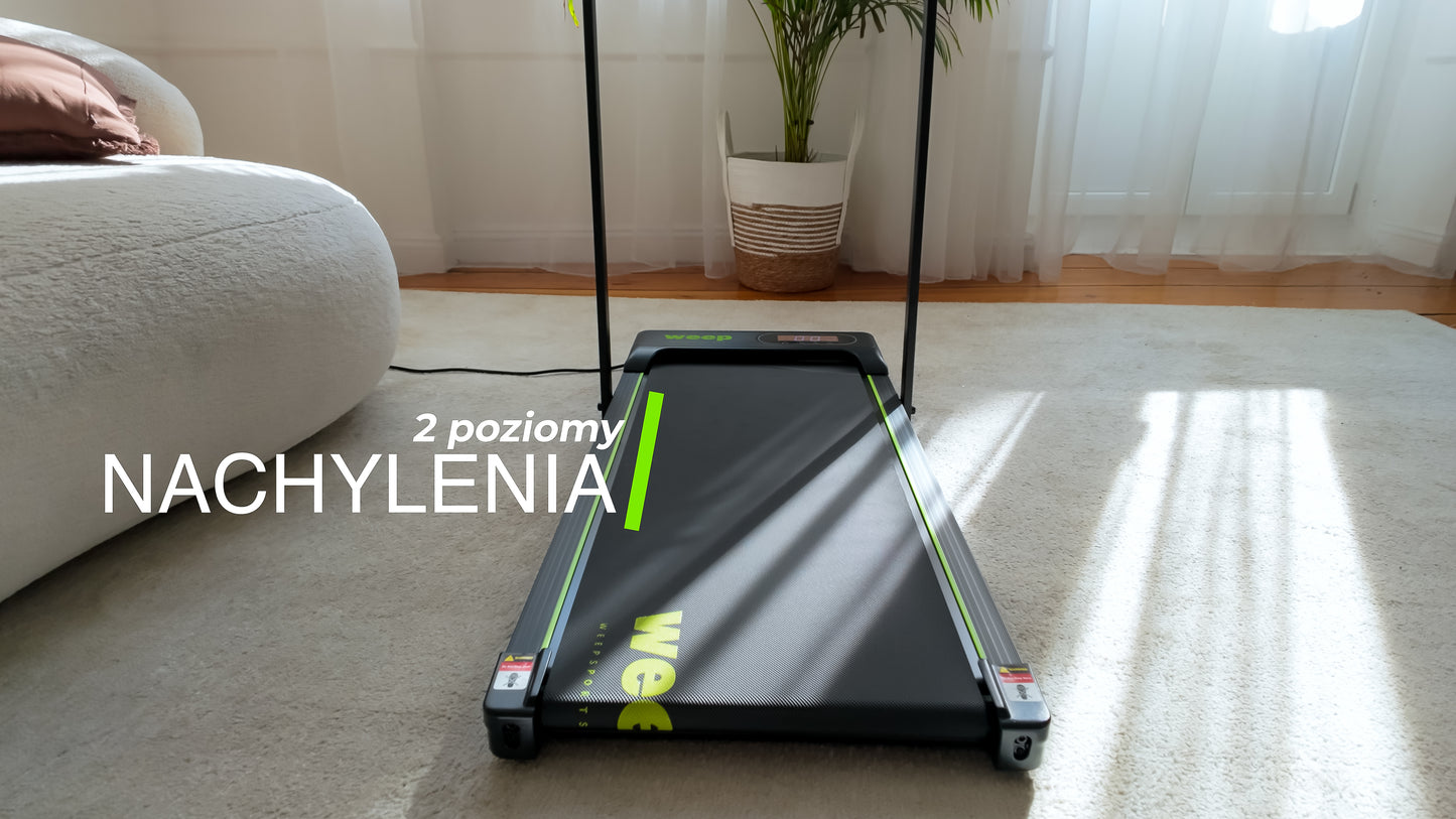 BIEŻNIA ELEKTRYCZNA SKŁADANA POD ŁÓŻKO WEEP REGULOWANY KĄT NACHYL.