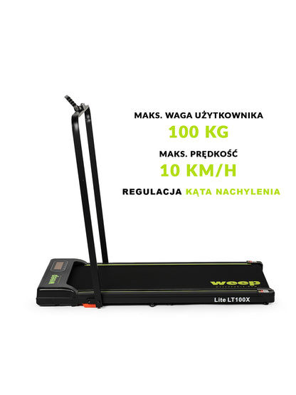 BIEŻNIA ELEKTRYCZNA SKŁADANA POD ŁÓŻKO WEEP REGULOWANY KĄT NACHYL.