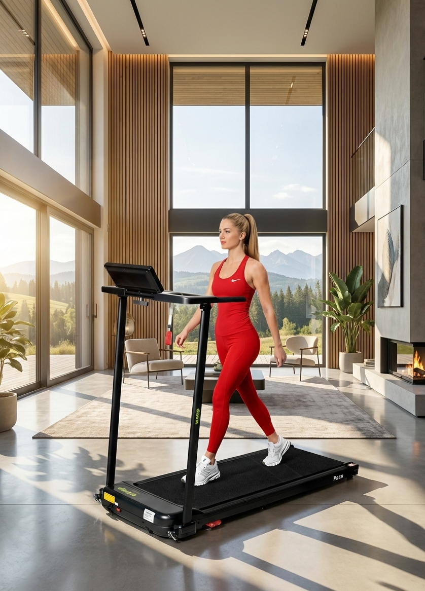 Bieżnia Elektryczna Składana pod łóżko Weep PC400 , regulowany kąt nachylenia, 8km/h